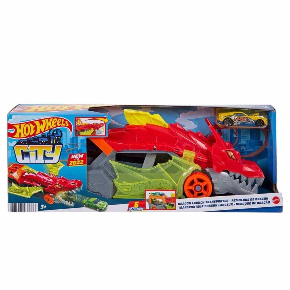 Hot Wheels Fırlatıcı ve Taşıyıcı Ejderha GTK42 Hot Wheels GTK42