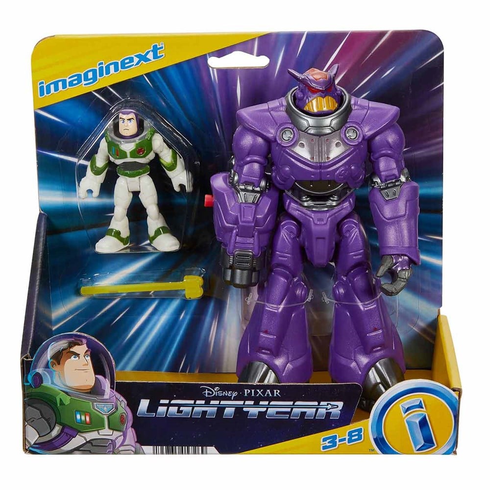 Imaginext Lightyear Kahraman ve Araçlar Zurg ve Buzz HGT29-HGT34 Imaginext HGT34