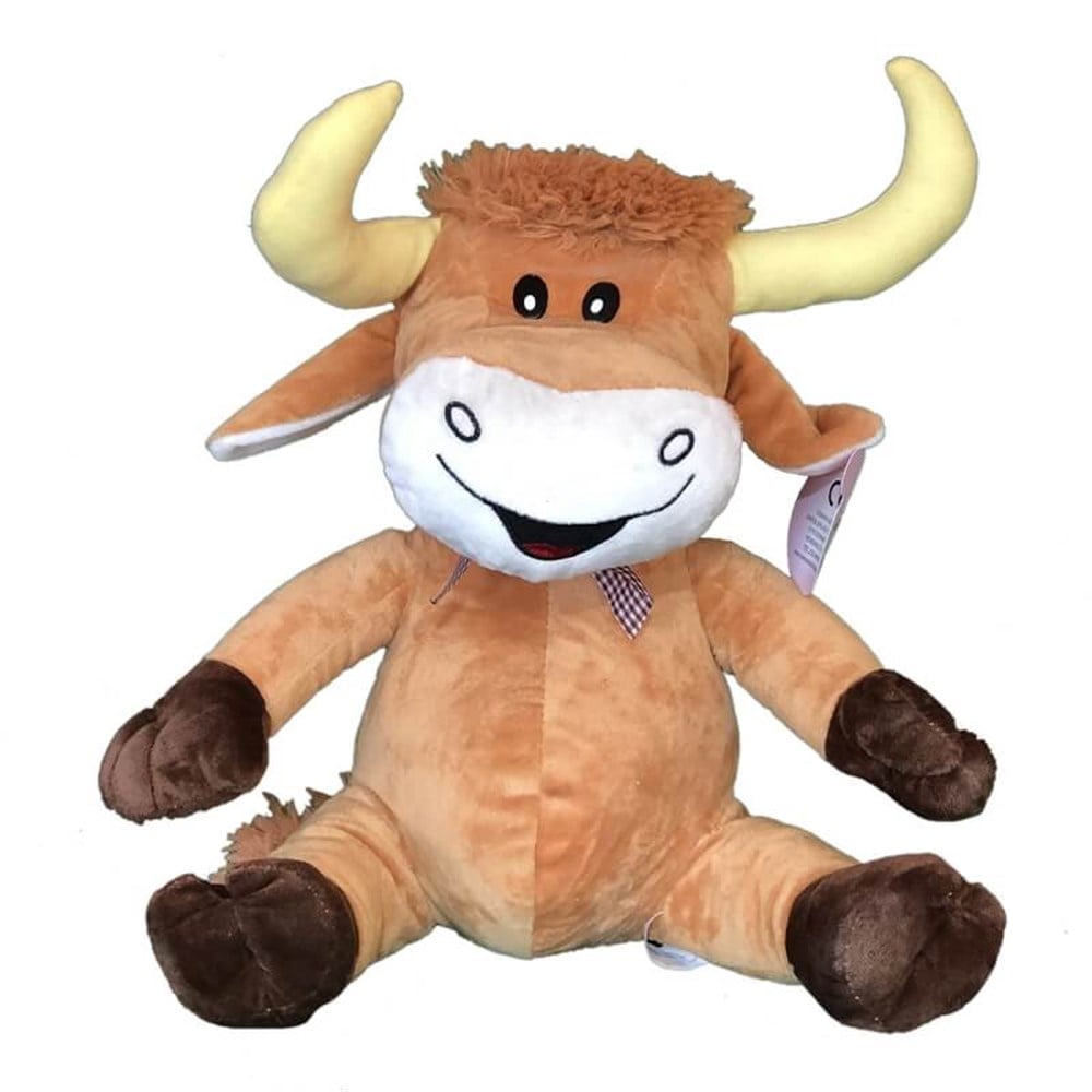 Peluş Boynuzlu Boğa 40 cm Kızılkaya KZL DF G5162