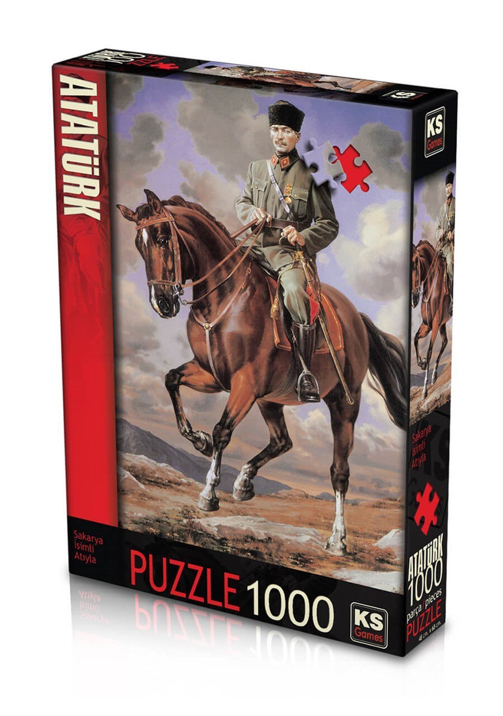 KS 1000 Parça Puzzle Gazı Mustafa Kemal Sakarya Adı Atıyla KS Puzzle KS 11131