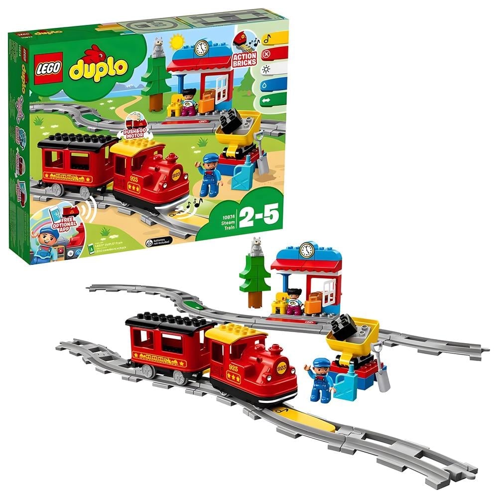 LEGO Duplo Town Buharlı Tren 10874 Lego LED10874