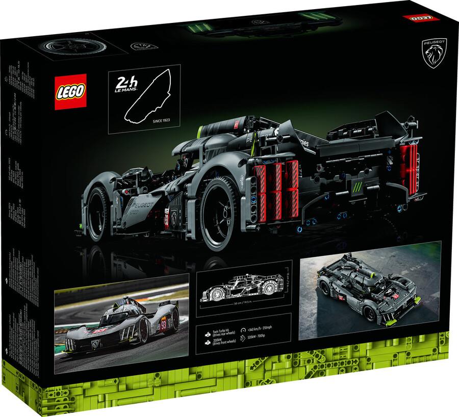 Lego Technic Peugeot 9x8 24h Le Mans Hybrid Hypercar 42156 Lego LMT42156