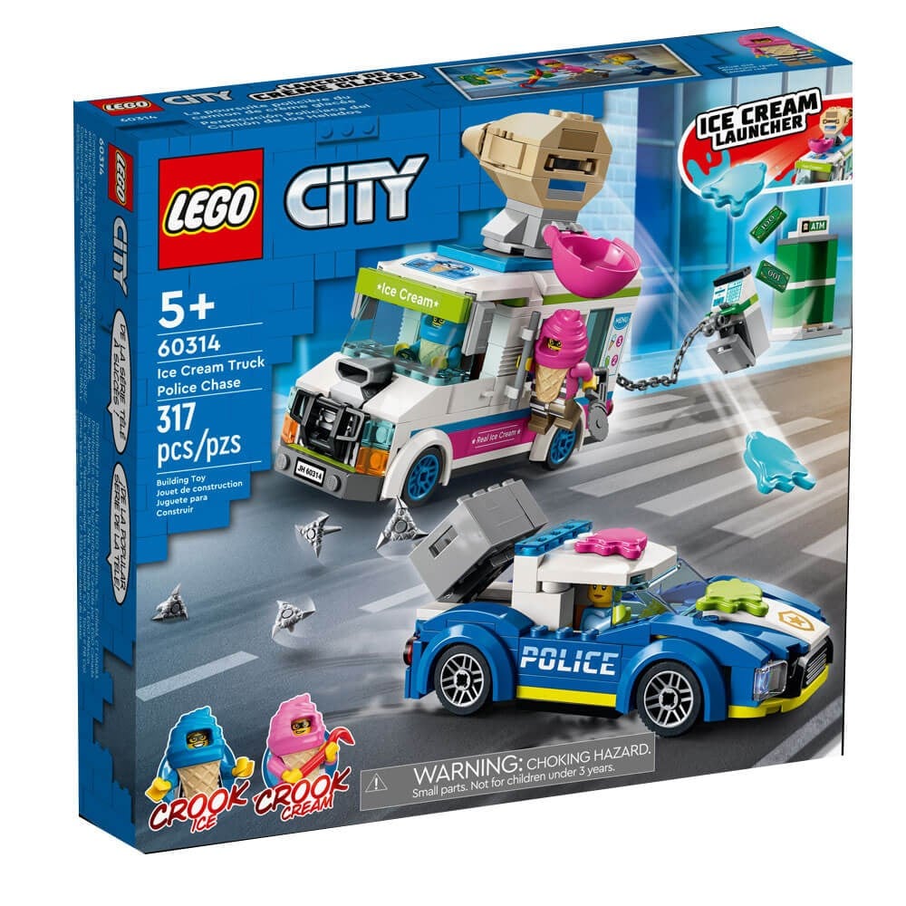 LEGO City Dondurma Kamyonu Polis Takibi 60314 Lego LSC60314