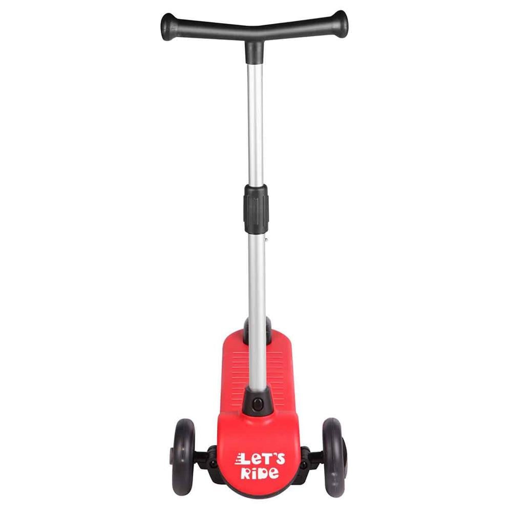 LC Let's Ride Işıklı ve 3 Tekerlekli Kırmızı Çocuk Scooter Lets Be Child ENF LC 30906