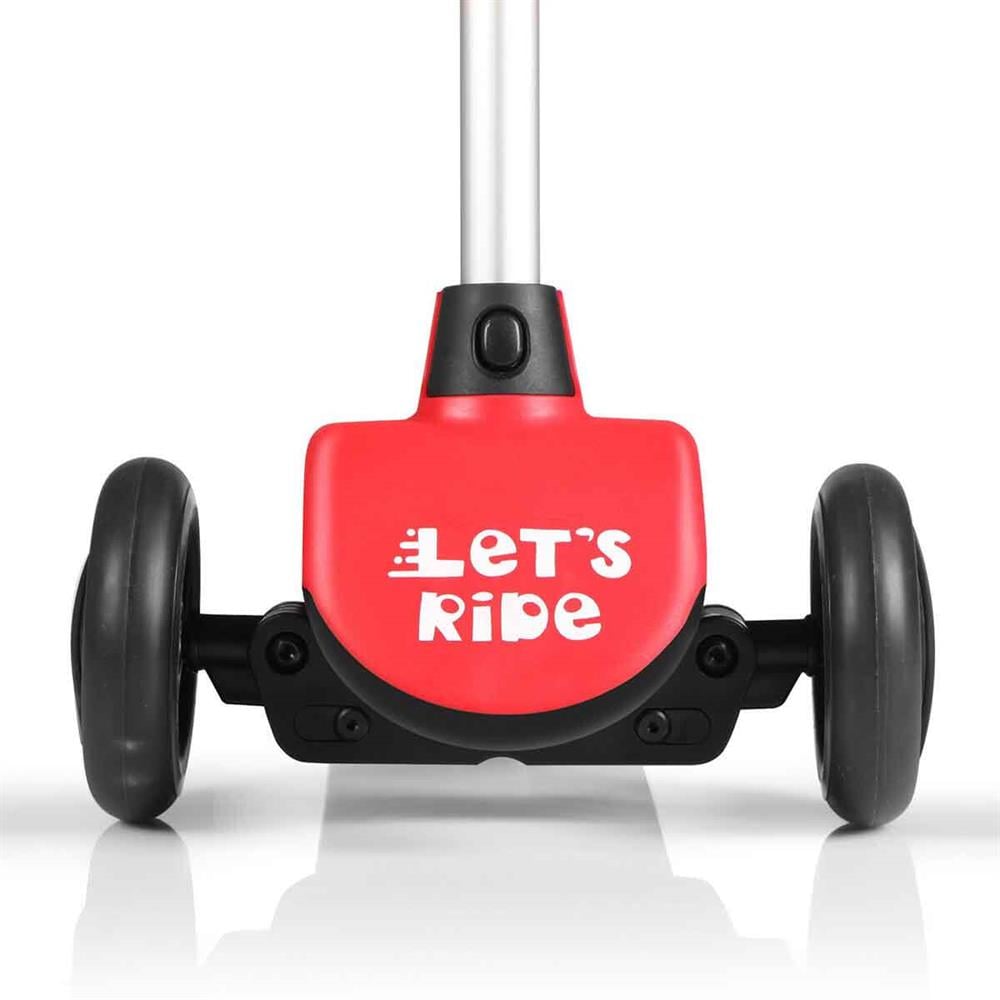 LC Let's Ride Işıklı ve 3 Tekerlekli Kırmızı Çocuk Scooter Lets Be Child ENF LC 30906