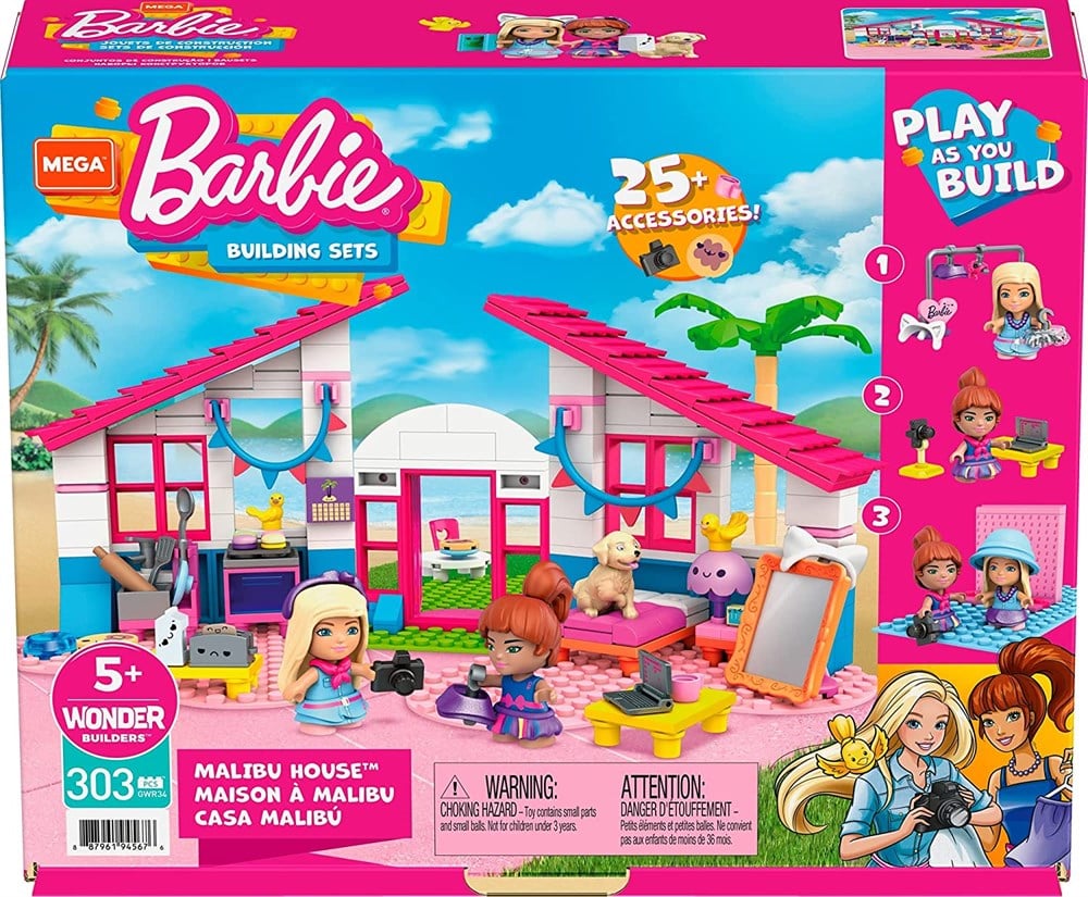Mega Barbie Malibu Evi GWR34 Mega Bloks GWR34