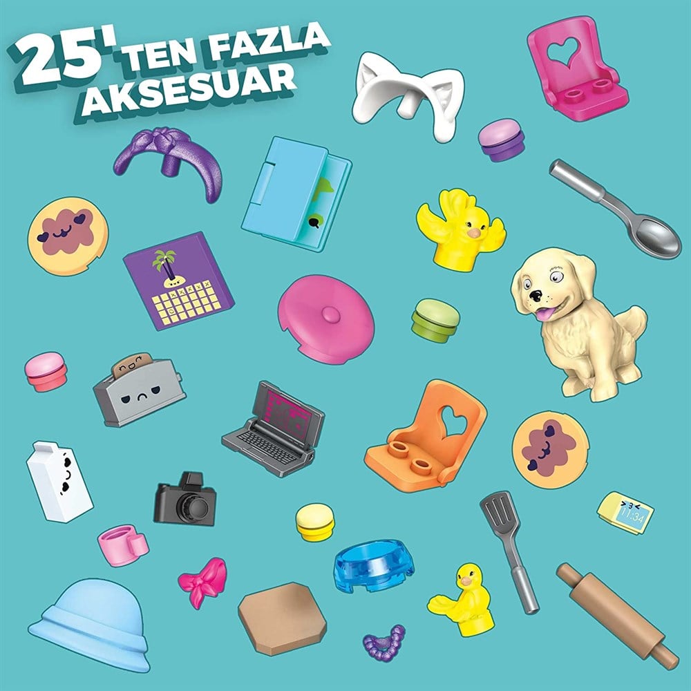 Mega Barbie Malibu Evi GWR34 Mega Bloks GWR34