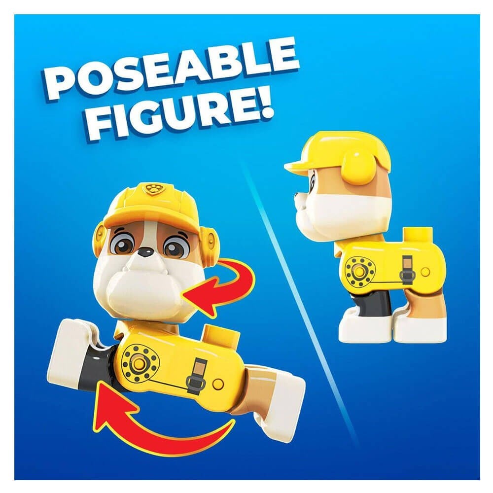 MEGA PAW PATROL KARAKTER FIGURLER RUBBLE GYH89-GYV62 Mega Bloks GYV62