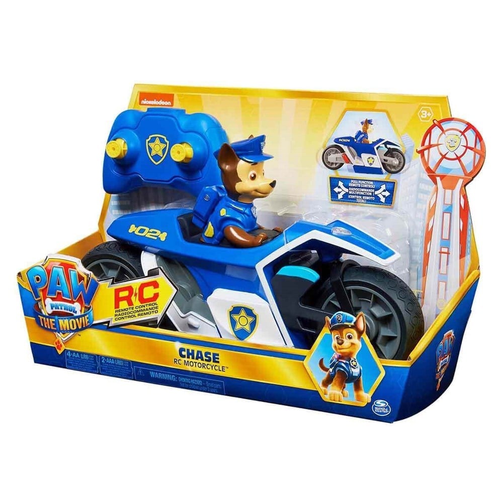 PAW PATROL THE MOVIE CHASEIN UZAKTAN KUMANDALI MOTOSIKLETI Paw Patrol SPM 6061806