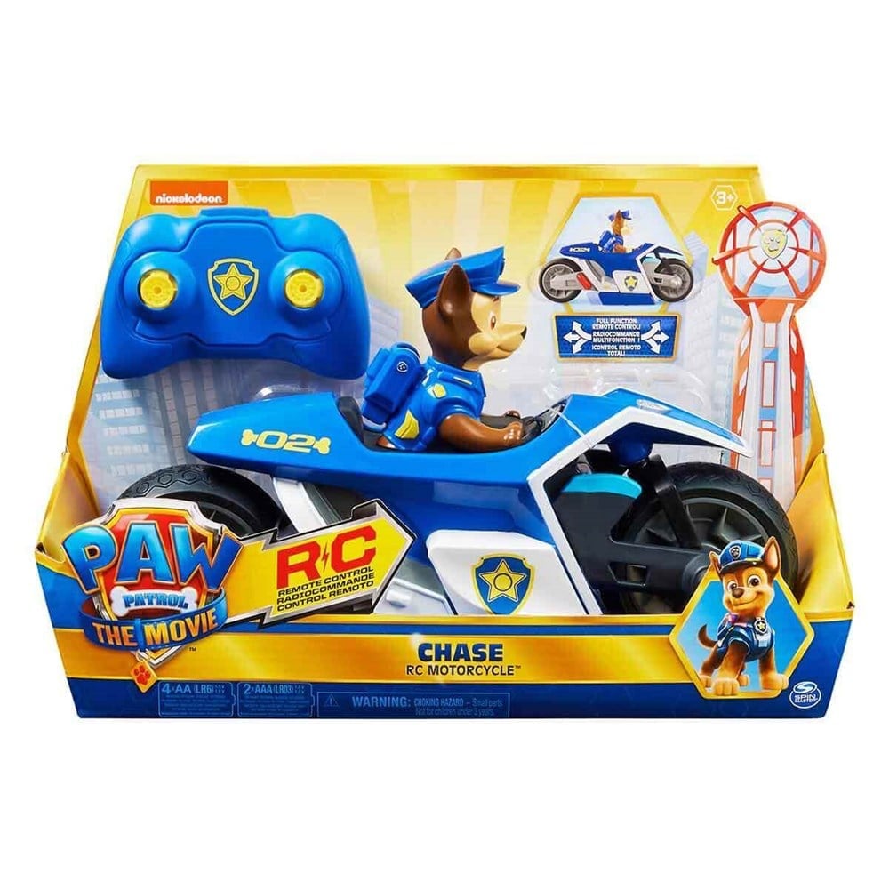 PAW PATROL THE MOVIE CHASEIN UZAKTAN KUMANDALI MOTOSIKLETI Paw Patrol SPM 6061806