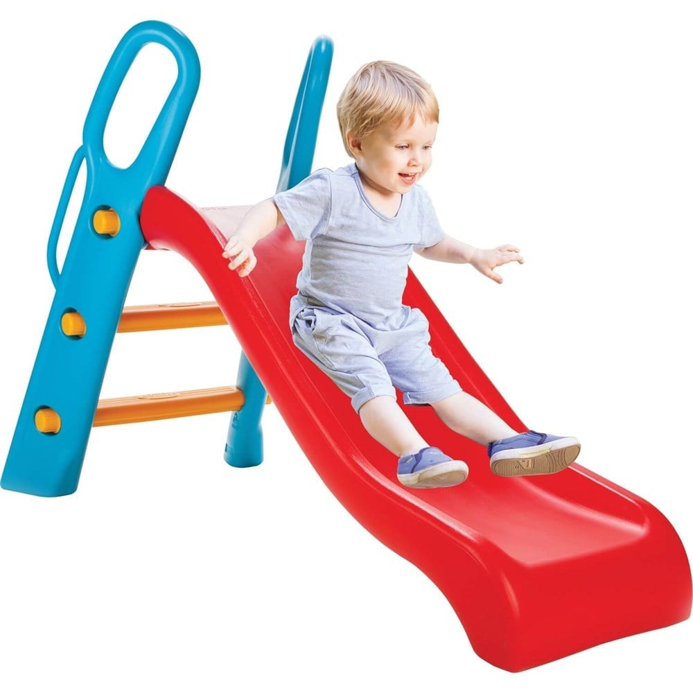 Büyük Boy Kaydıraklı Oyun Seti (Kaydırak+Havuz+Pompa+Top) Pilsan OYNST06