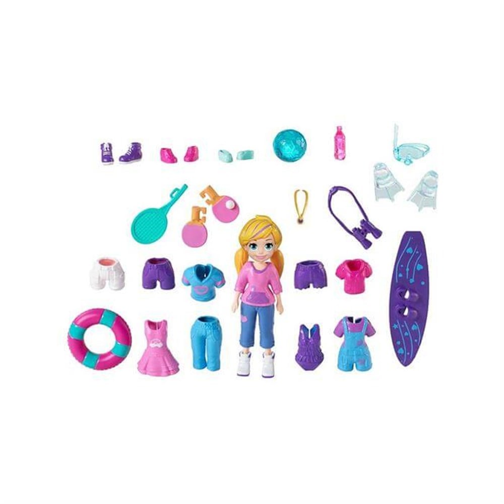 Polly Pocket Spor Yapıyor Oyun Setleri GBF85-GBF86 Polly Pocket GBF86