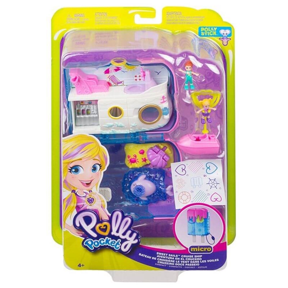 Polly Pocket Ve Maceraları Mikro Oyun Setleri FRY35-GKJ49 Sweet Sails Polly Pocket GKJ49