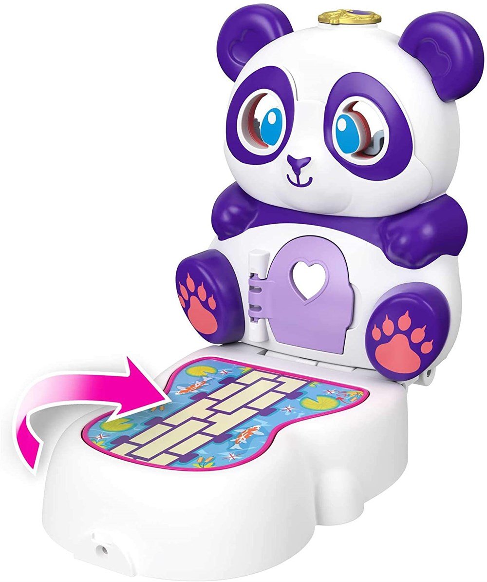 Polly Pocket Çift Taraflı Micro Oyun Setleri Panda GTM56-GTM58 Polly Pocket GTM58