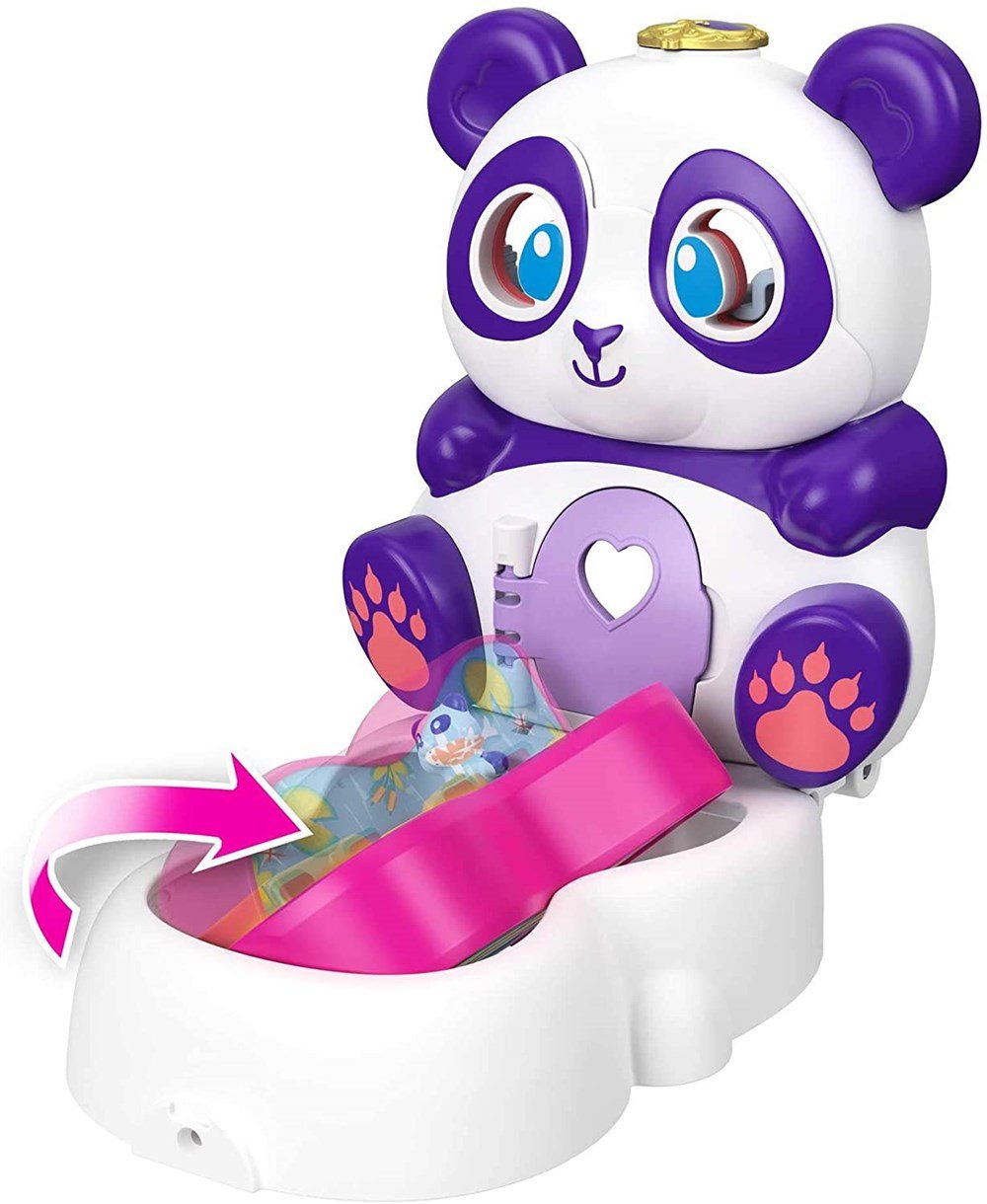 Polly Pocket Çift Taraflı Micro Oyun Setleri Panda GTM56-GTM58 Polly Pocket GTM58