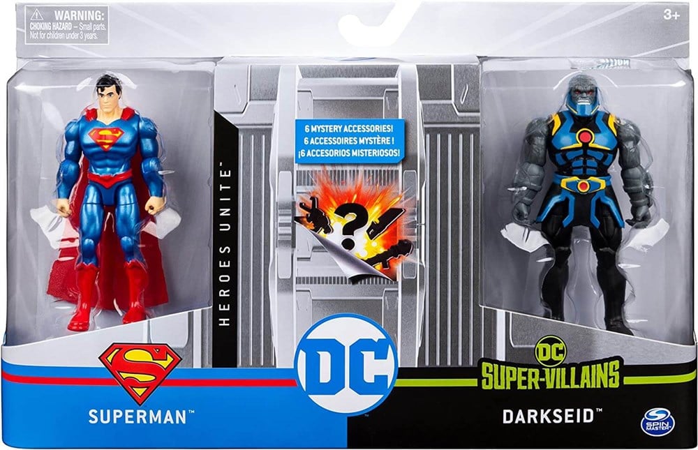 Spin Master Dc Comıcs Sürpriz Aksesuarlı Figürler Superman&Darkseid Spin Master 20123054