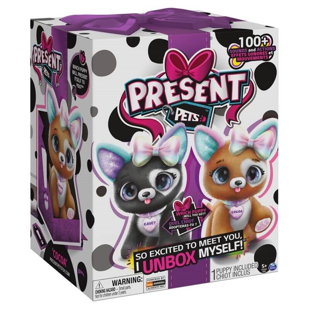 Present Evcil Hayvanlar Sürpriz Köpekcik Mor 6059159 Spin Master SPN 6059159