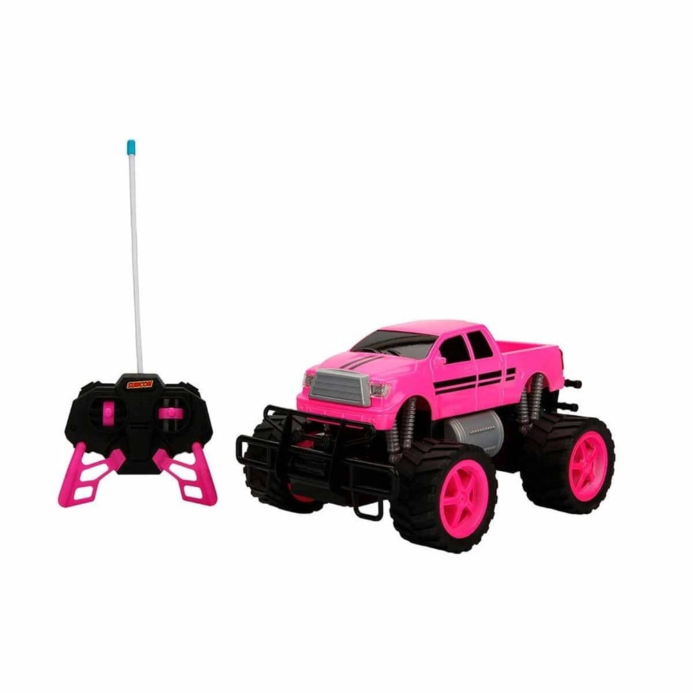 1:18 Uzaktan Kumandalı Neon Jumbo Weels USB Şarjlı Araba 26 cm Pickup Sunman S01080032 P