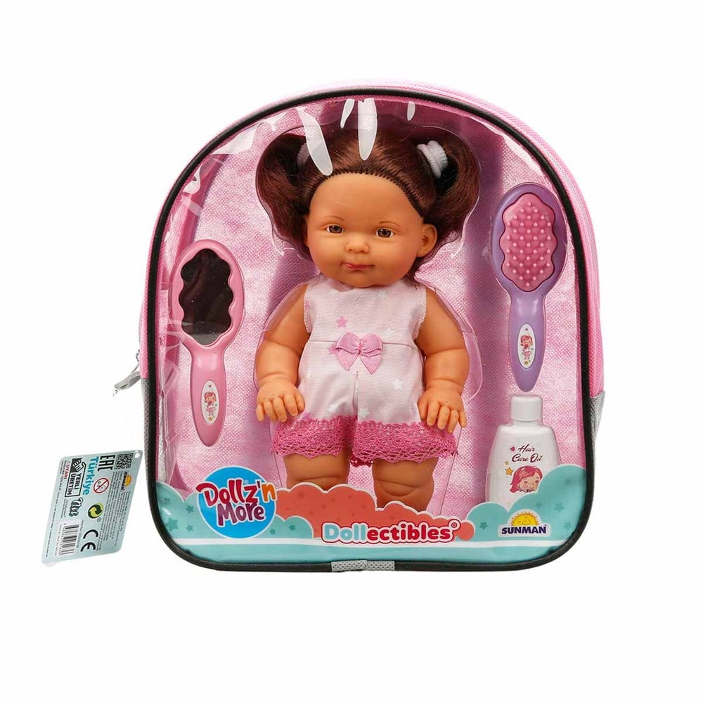 Nil Bebek Sırt Çantalı Set 23 cm - Esmer Sunman S02020100 E