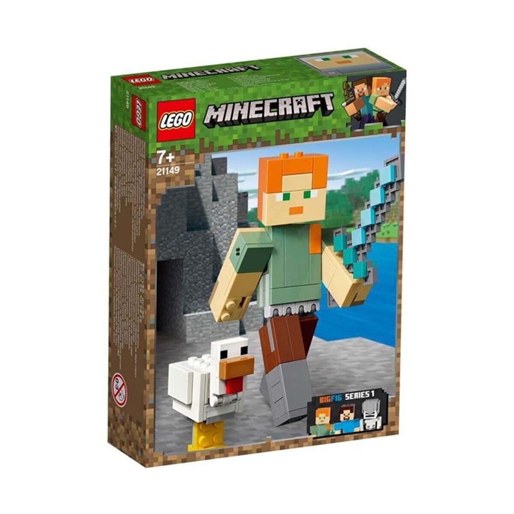 LEGO MINECRAFT TAVUKLU BIGFIG ALEX 21149 Toystop 21149