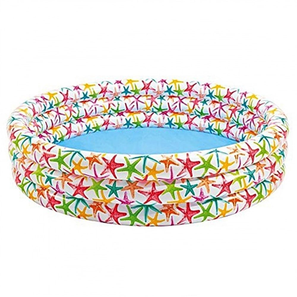 INTEX RENKLI DESENLI HAVUZ 168X38 CM Toystop 56440
