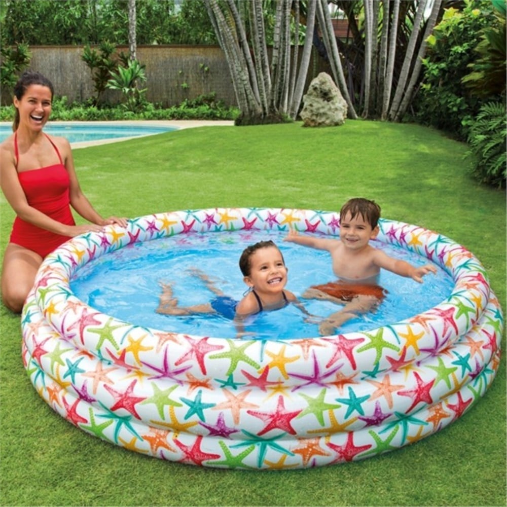 INTEX RENKLI DESENLI HAVUZ 168X38 CM Toystop 56440