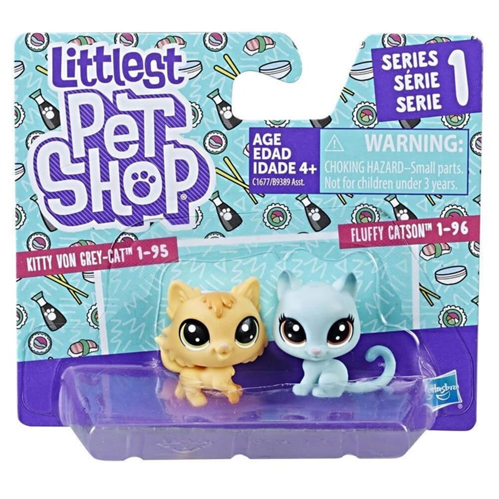 LITTLEST PET SHOP IKILI MINIS SH KEDI VE LH KEDI B9389-C1677 Toystop C1677