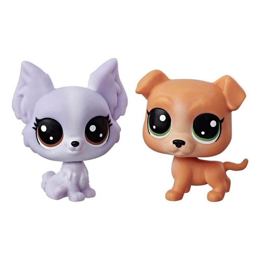 LITTLEST PET SHOP IKILI MINIS PITBULL VE PAPILLION B9389-C3008 Toystop C3008