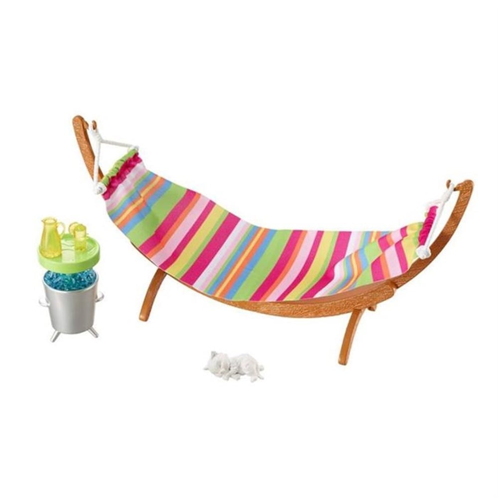 BARBIE ACIK HAVA DEKORASYONU HAMAK SETI Toystop DVX47