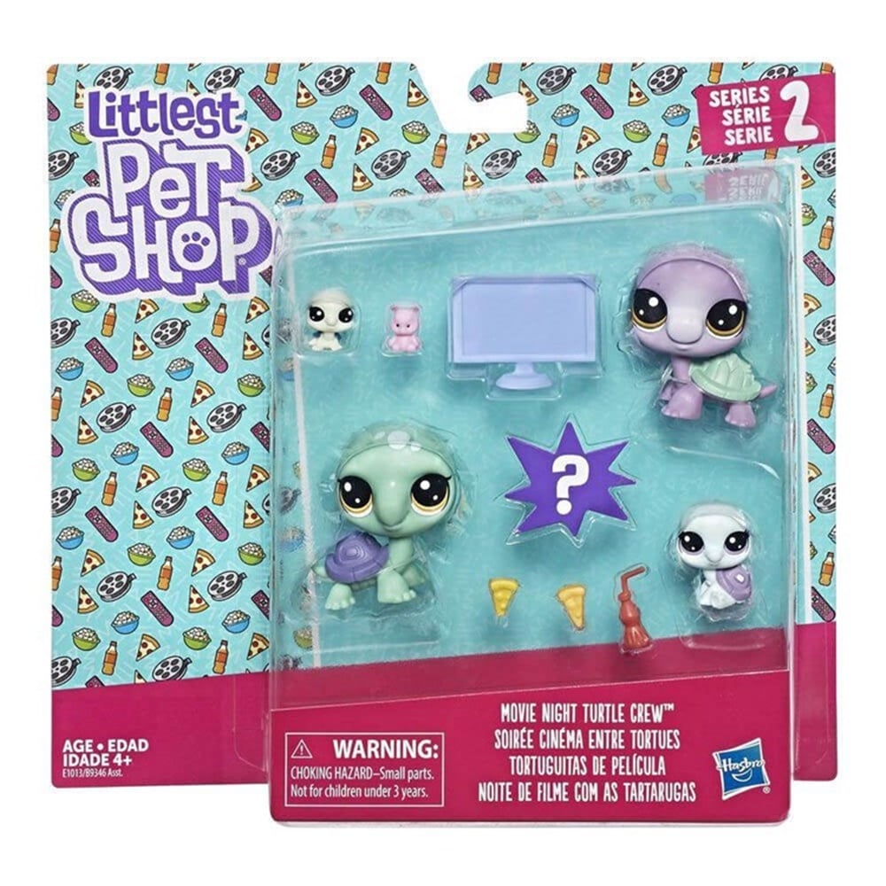 LITTLEST PET SHOP MINIS AILESI FILM GECESI KAPLUMBAGA EKIBI B9346-E1013 Toystop E1013