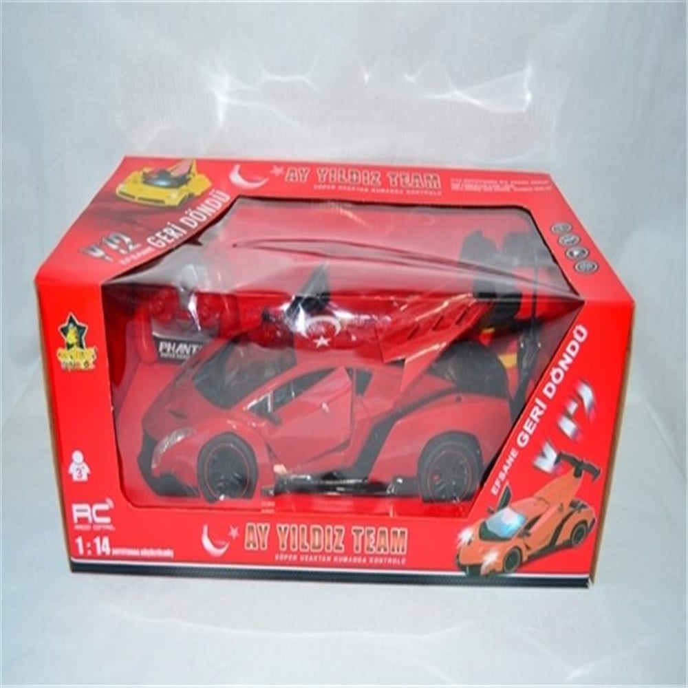 UZAKTAN KUMANDALI SARJLI AY YILDIZ TEAM ARABA Toystop ERD 1385-1A-26