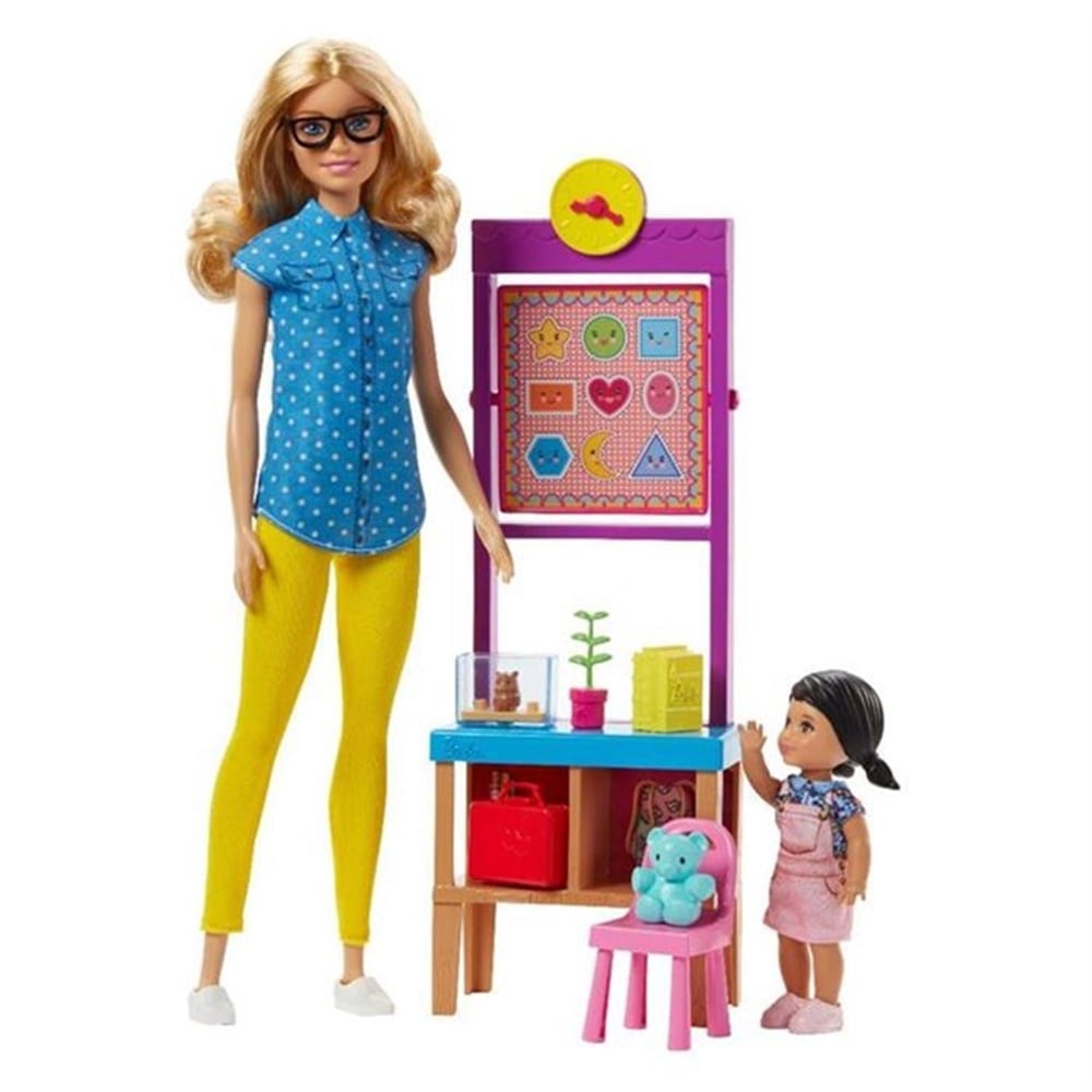 BARBIE BEN BUYUYUNCE OYUN SETI TEACHER Toystop FJB29