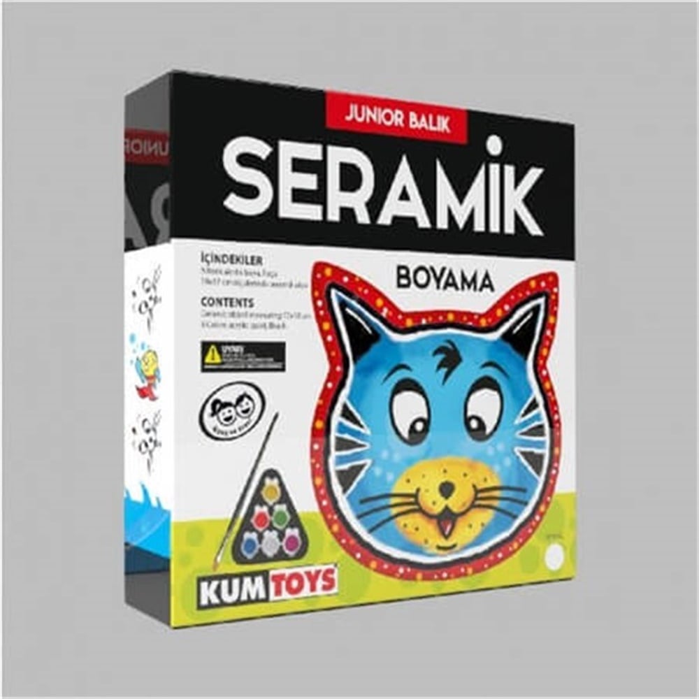 KUMTOYS SERAMIK BOYAMA 18X18 Toystop KMT003
