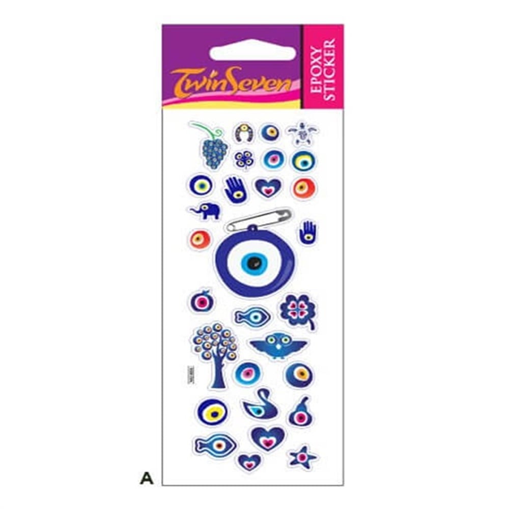 NAZAR BONCUK-3 EPOXY STICKER Toystop NAZ-005
