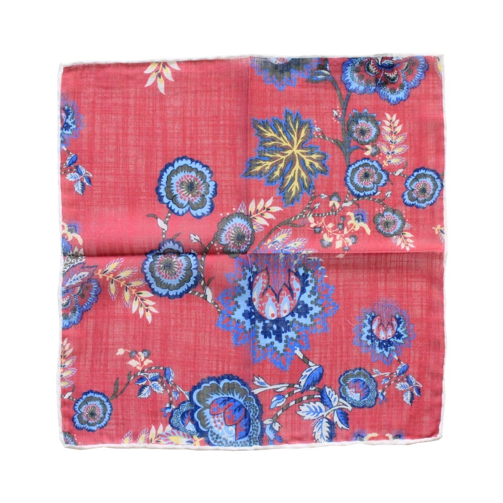 Cep MendiliCMC9650Çiçek Desenli Mikrofiber Cep Mendili 