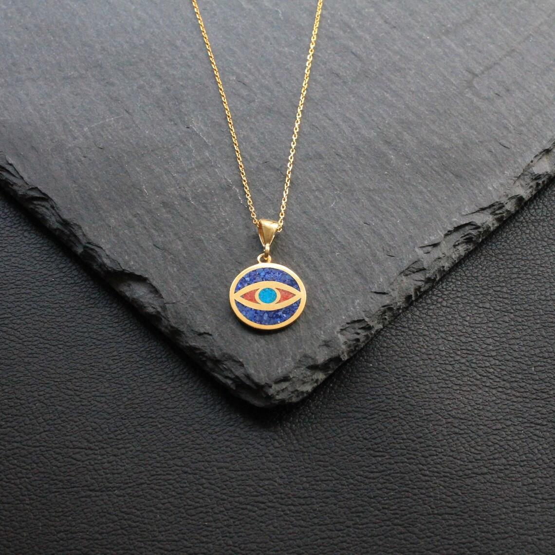 Women CollectionCWC2081Evil Eye Gümüş Kolye