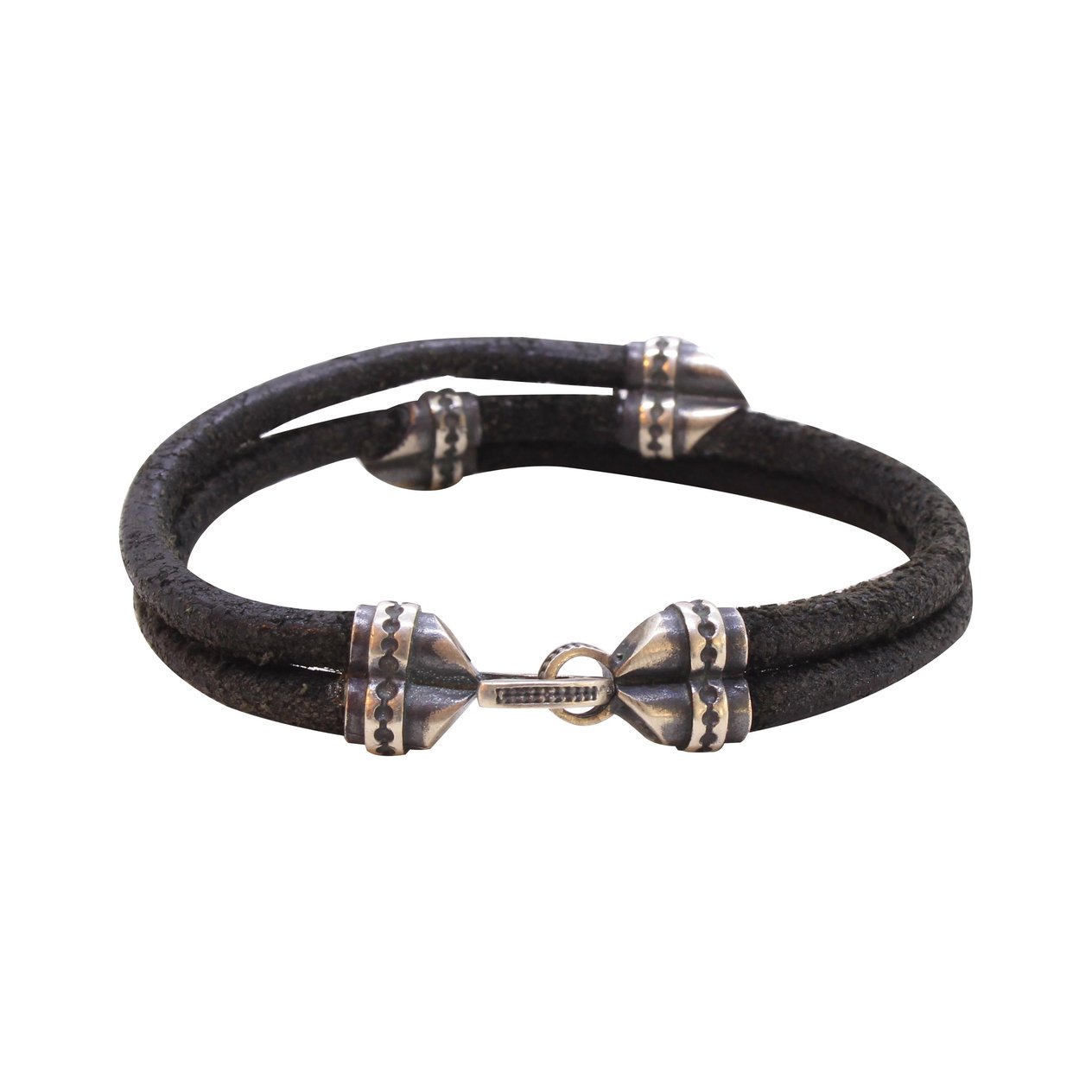 Silver Cool SeriesCMC2282Gümüş Deri Bileklik