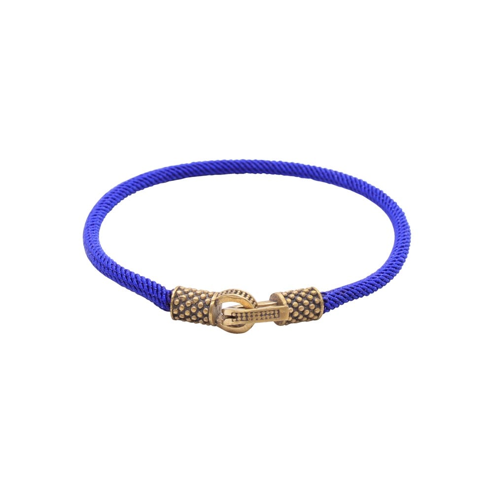 Leather Cool SeriesCMC9999Lacivert Bronz İp Bileklik