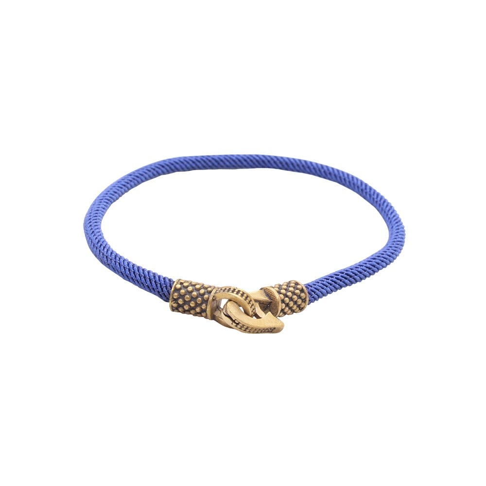 Leather Cool SeriesCMC9997Mavi Bronz İp Bileklik 