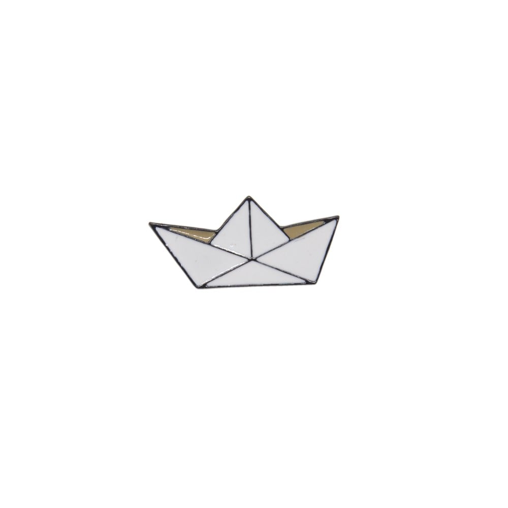 CMC6420Origami Gemi Pin Broş 