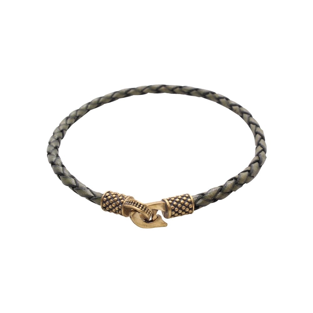 Leather Cool SeriesCMC1403Yeşil Deri Bileklik