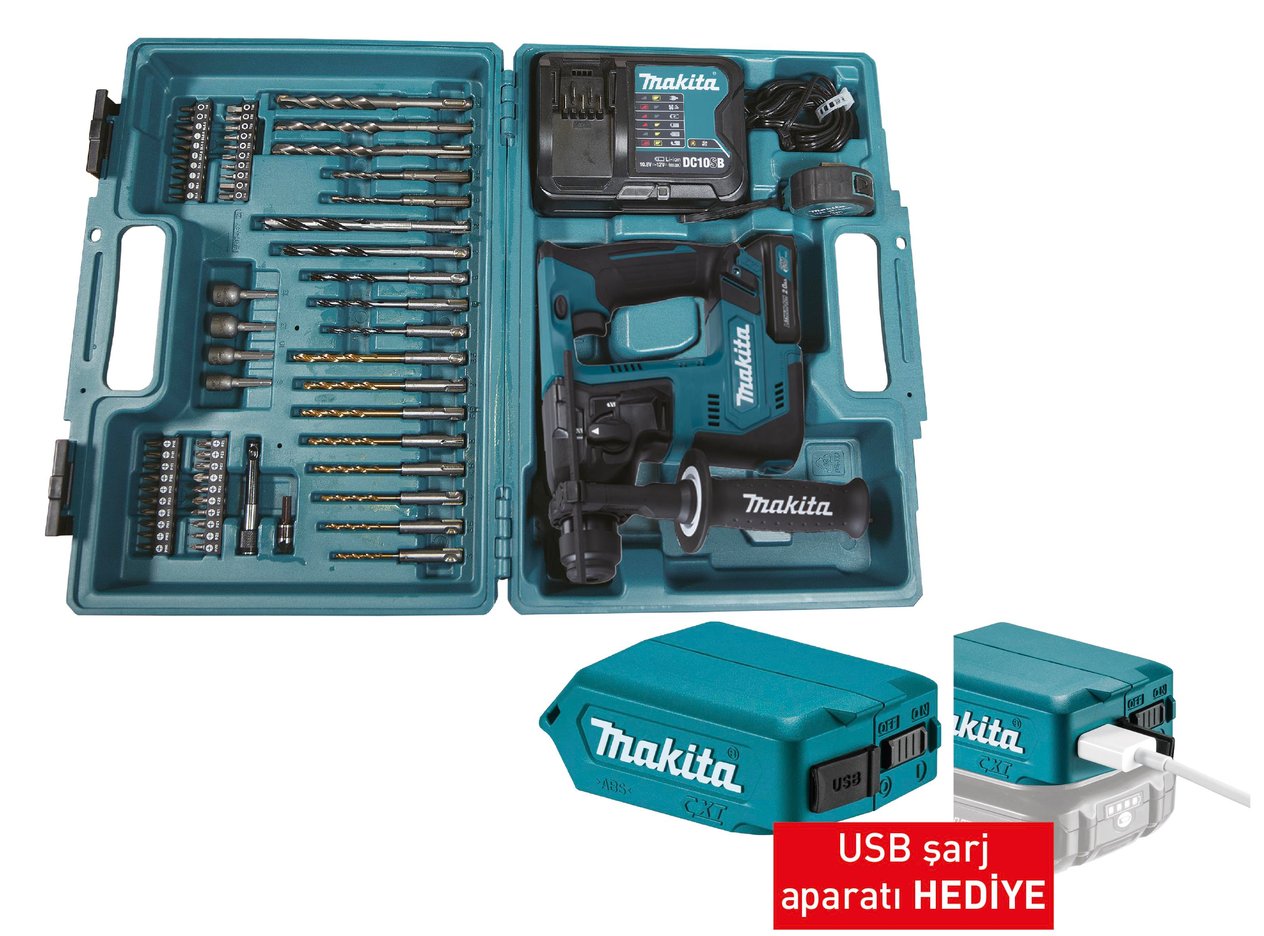 AKÜLÜ 65 PARÇA UÇ SETİ 12V
