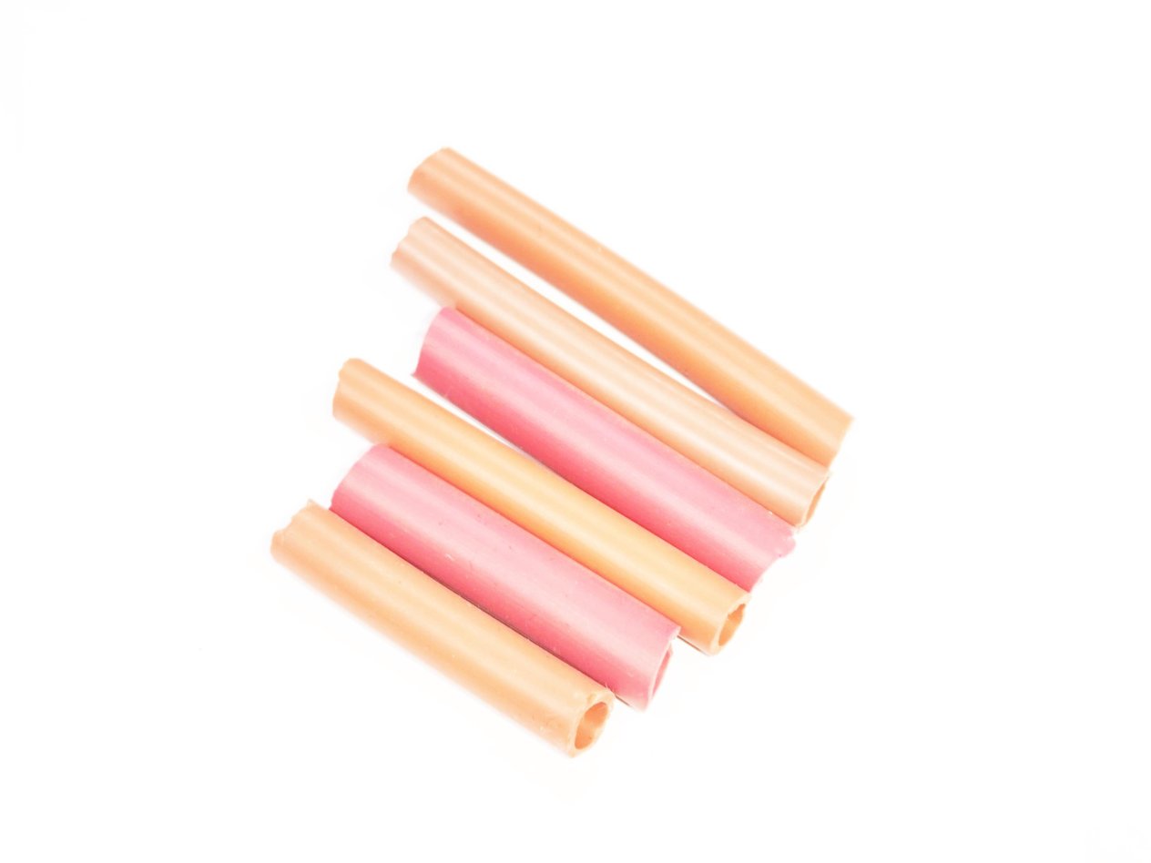 1mm Kırmızı Silikon Makaron - 1mm Red Silicone Tube