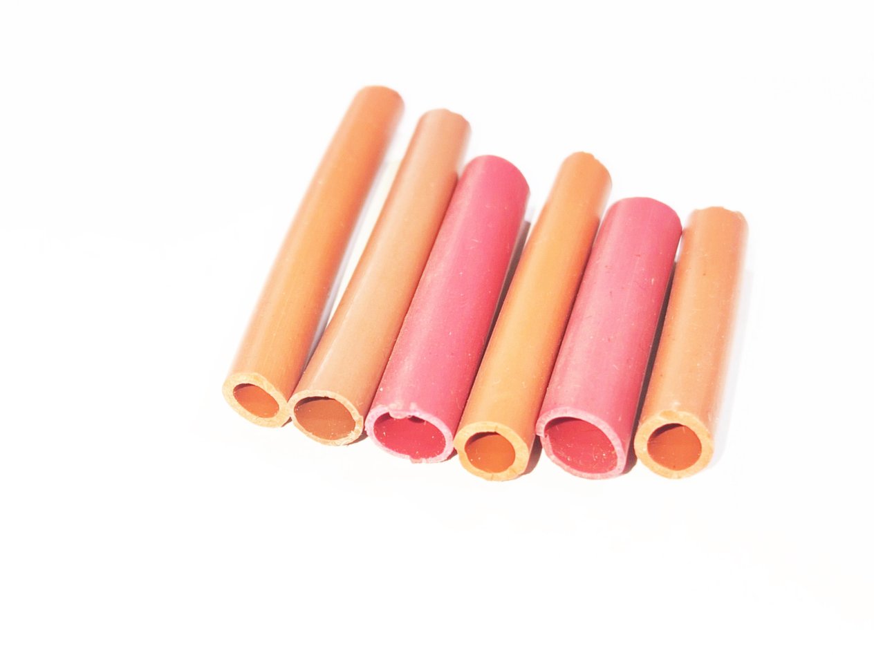 1mm Kırmızı Silikon Makaron - 1mm Red Silicone Tube