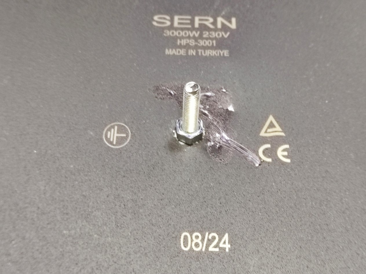 300mm 4 klemensli Büyük Ocak Taşı 3000W 230V