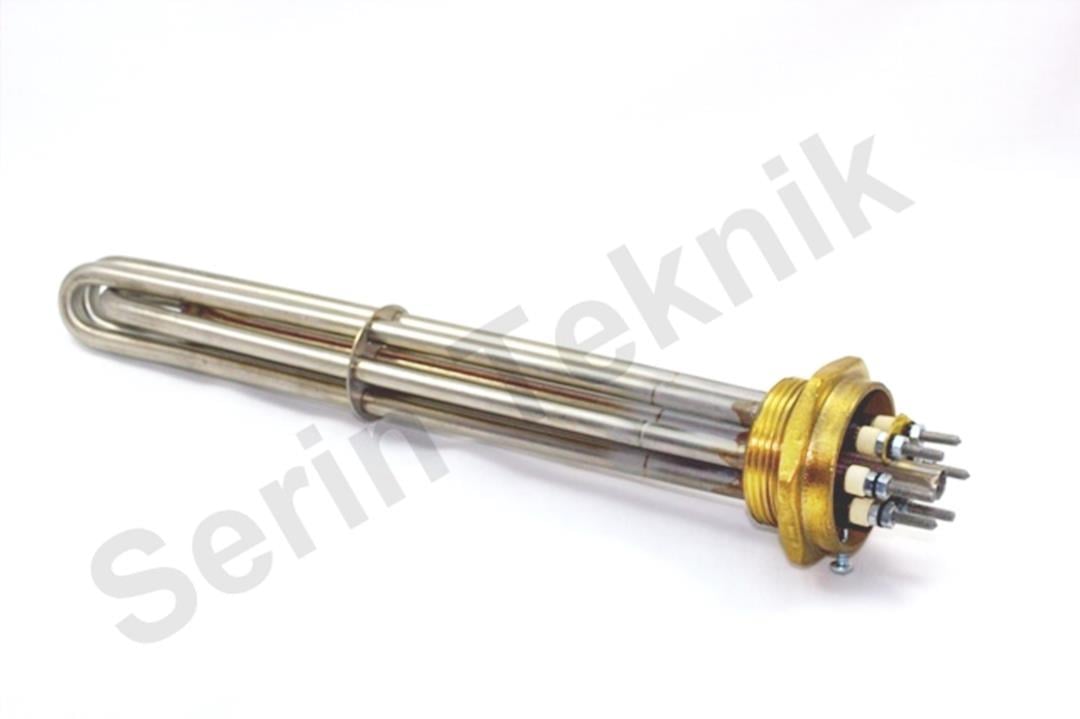 316 Krom 1,5inç 3kw Trifaze Kafa Isıtıcı Rezistansı
