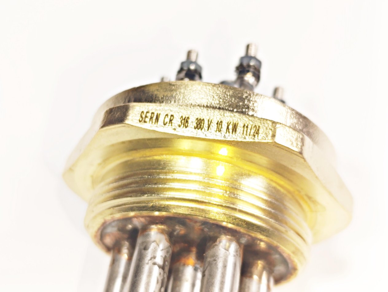 316Cr 2İnç 10Kw 40Cm Trifaze Kafa Isıtıcı Rezistansı