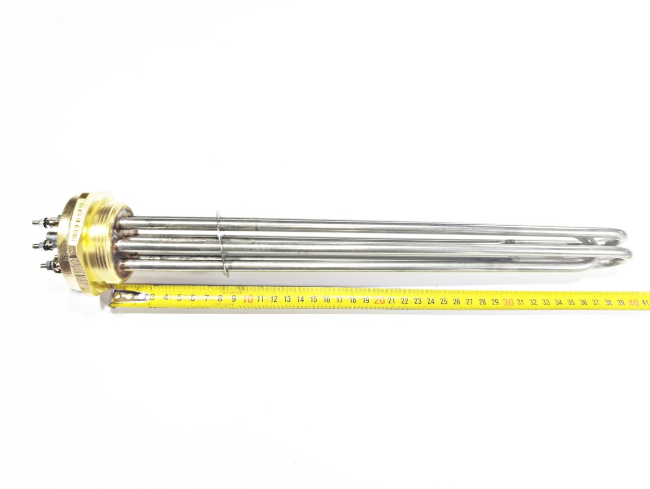316Cr 2İnç 10Kw 40Cm Trifaze Kafa Isıtıcı Rezistansı