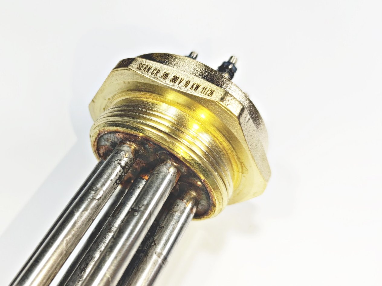 316Cr 2İnç 10Kw 40Cm Trifaze Kafa Isıtıcı Rezistansı