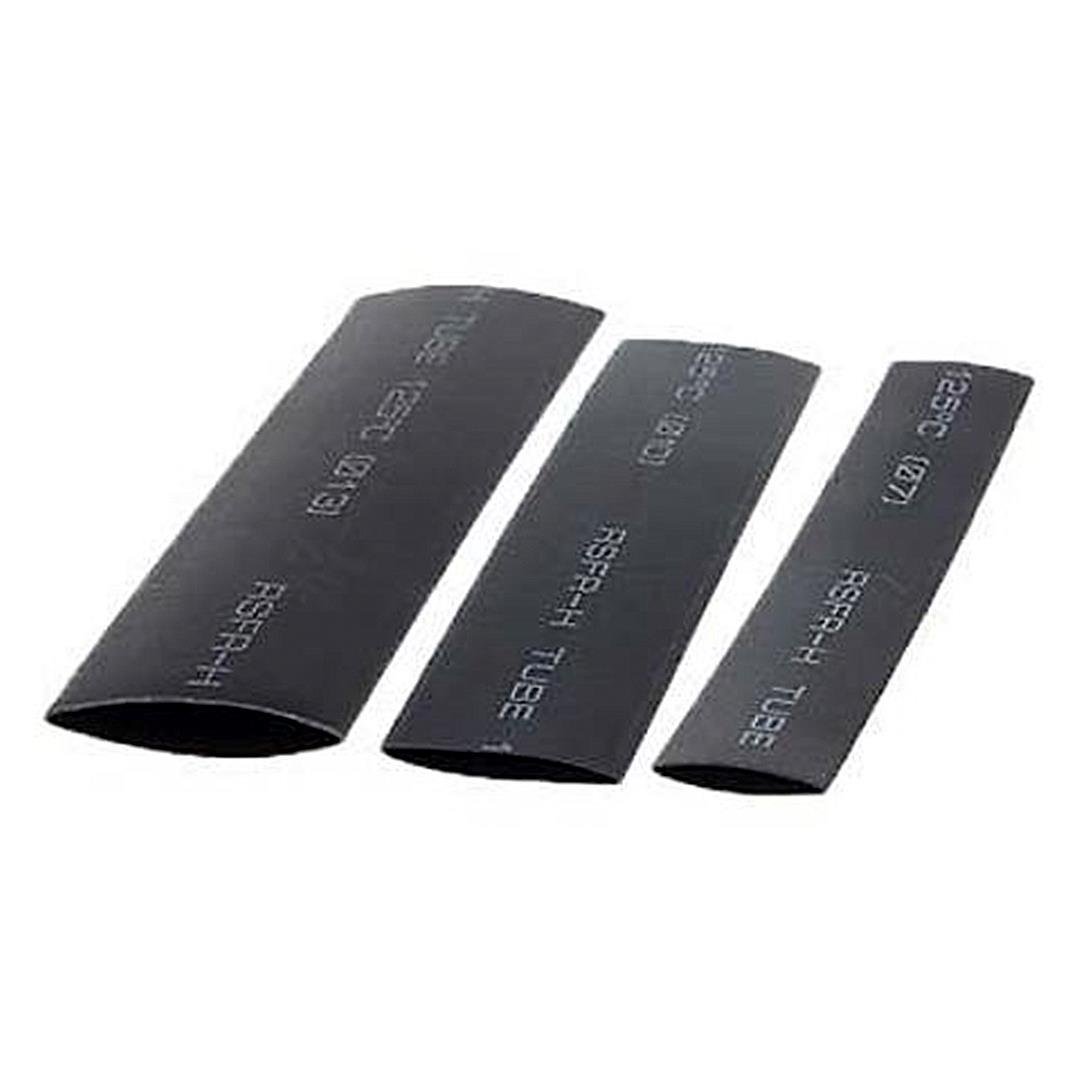 3,2mm Isı ile Daralan Siyah Makaron 2/1 (-55/+125) - 3,2mm Black Heat Shrink Tube 2/1 (-55/+125)
